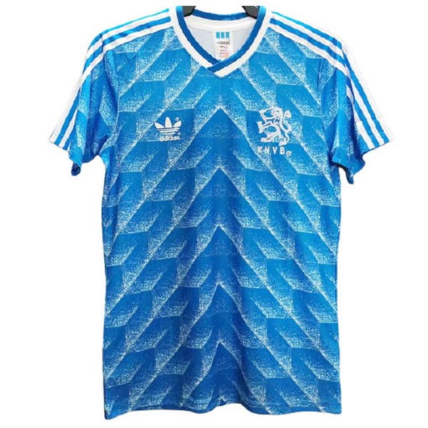Tailandia Camiseta Países Bajos Segunda equipo Retro 1988 Azul